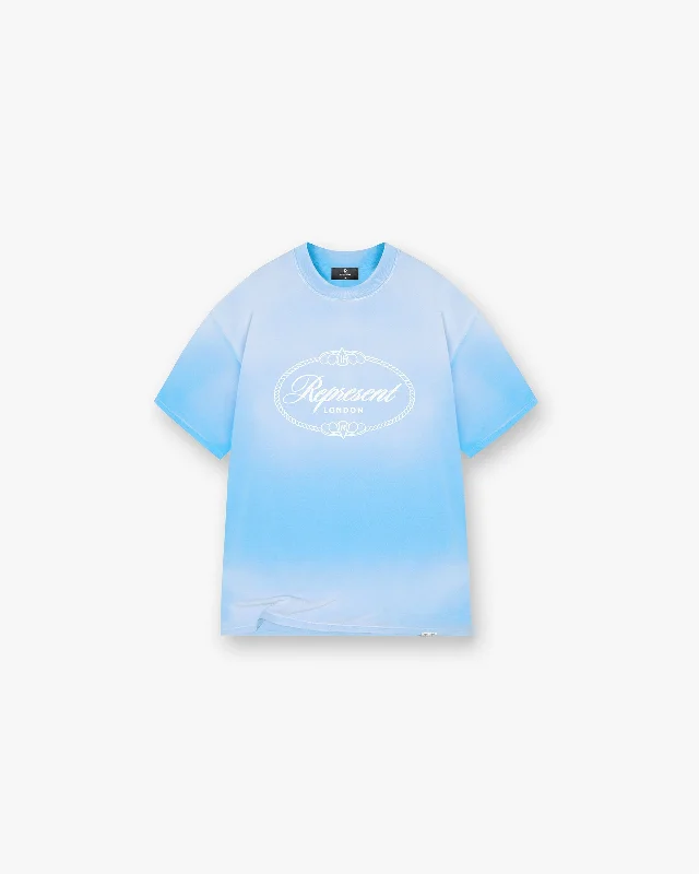 Represent X Harrods Crest T-Shirt - Cloud Blue