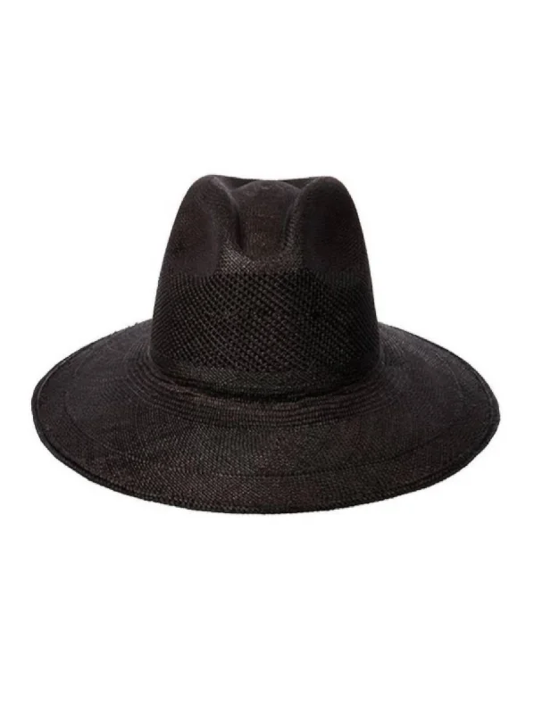 Women's Andros Wide Brim Hat In Black