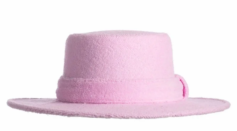 Women's Terry Hat In Pink