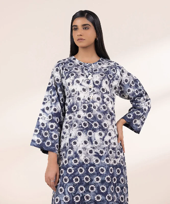 Printed Light Khaddar Shirt