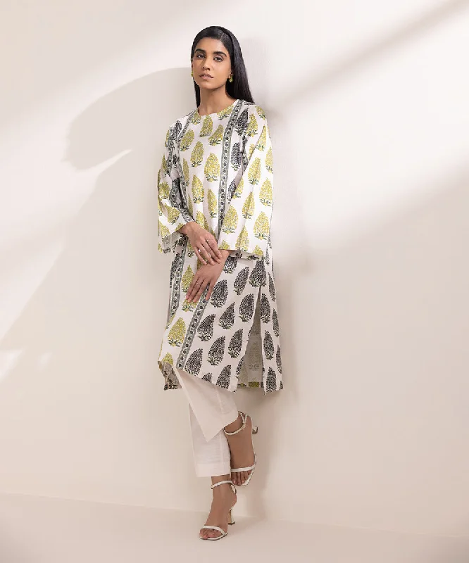 Printed Light Khaddar Shirt