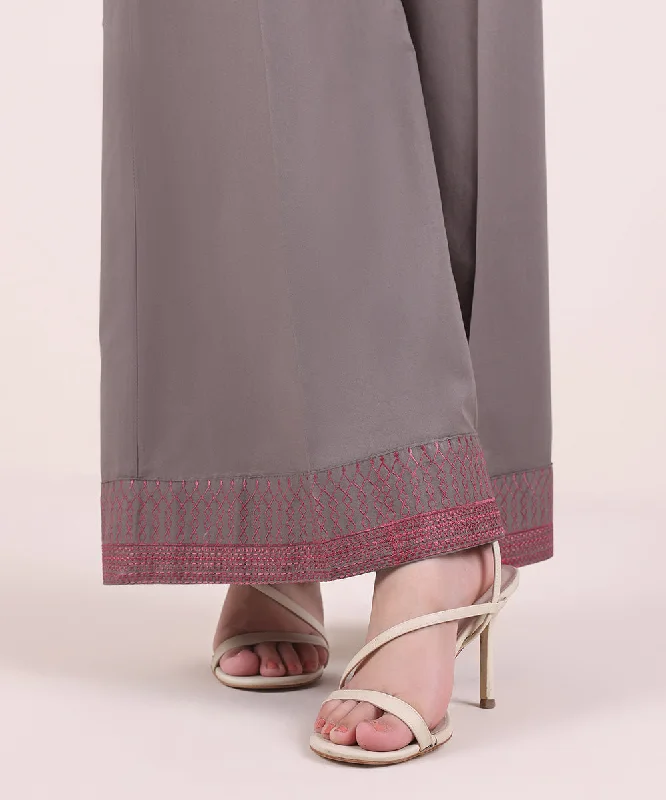 Embroidered Cambric Culottes