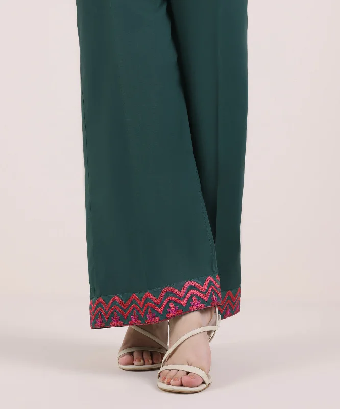 Embroidered Cambric Culottes