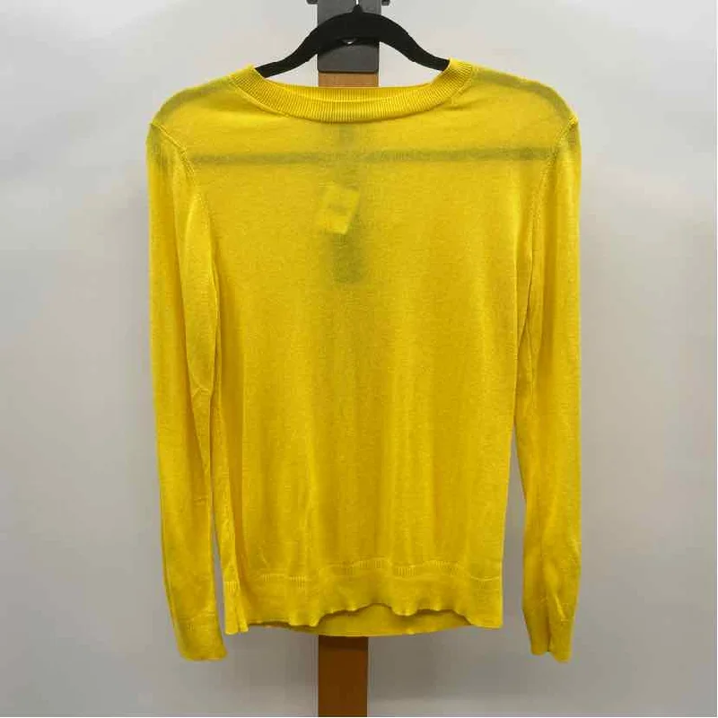 Banana Republic Women's Size S Yellow Solid Sweater