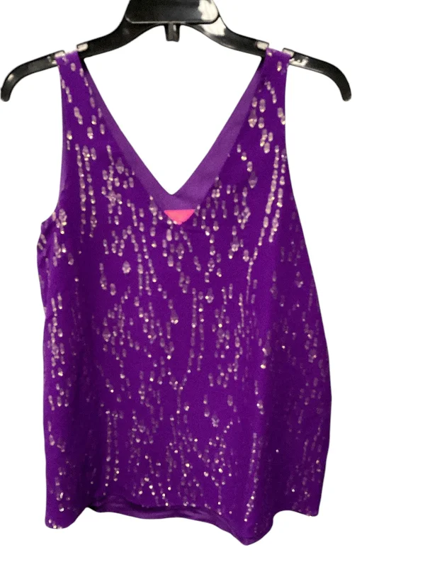 Top Sleeveless By Lilly Pulitzer In Purple, Size: Xs