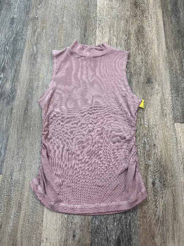 Top Sleeveless By Southcott In Mauve, Size: S