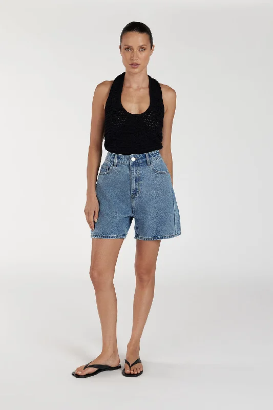 FINN MEDIUM BLUE DENIM SHORT