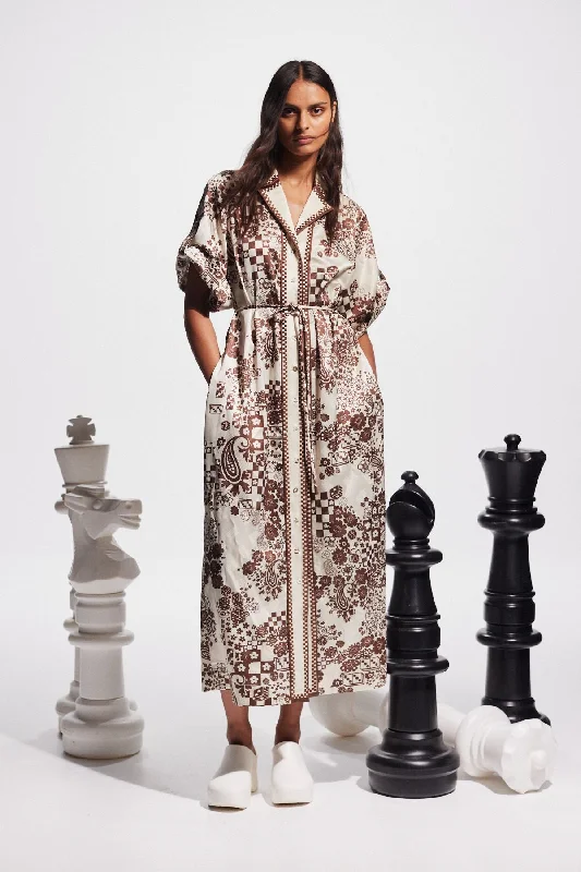 Alemais Vinnie Shirtdress - Chocolate