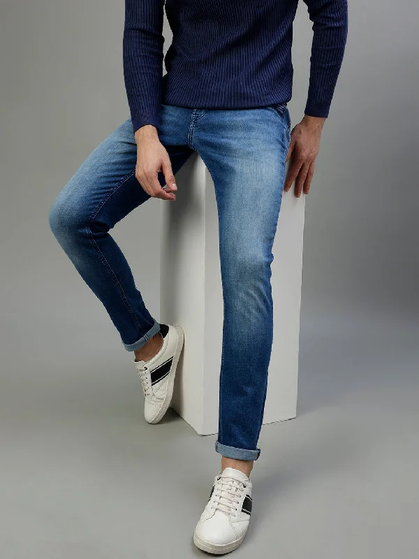 Antony Morato Men Solid Tapered Fit Jeans