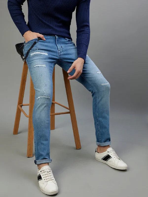 Antony Morato Men Solid Tapered Fit Jeans