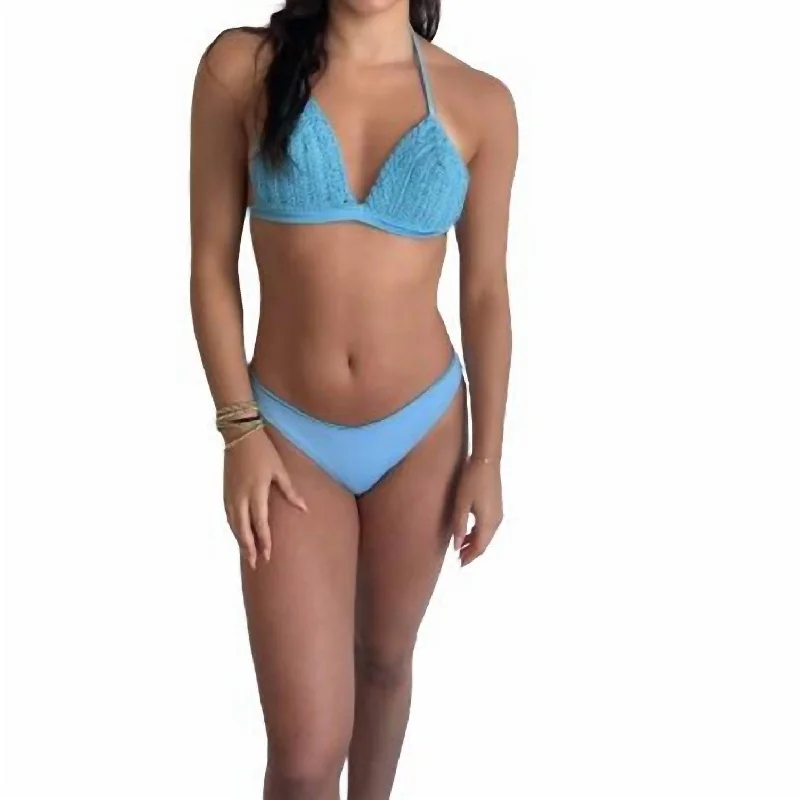 Bella Full Bikini Bottom In Blue