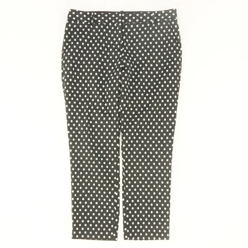 Black Polka Dot Capri Pants