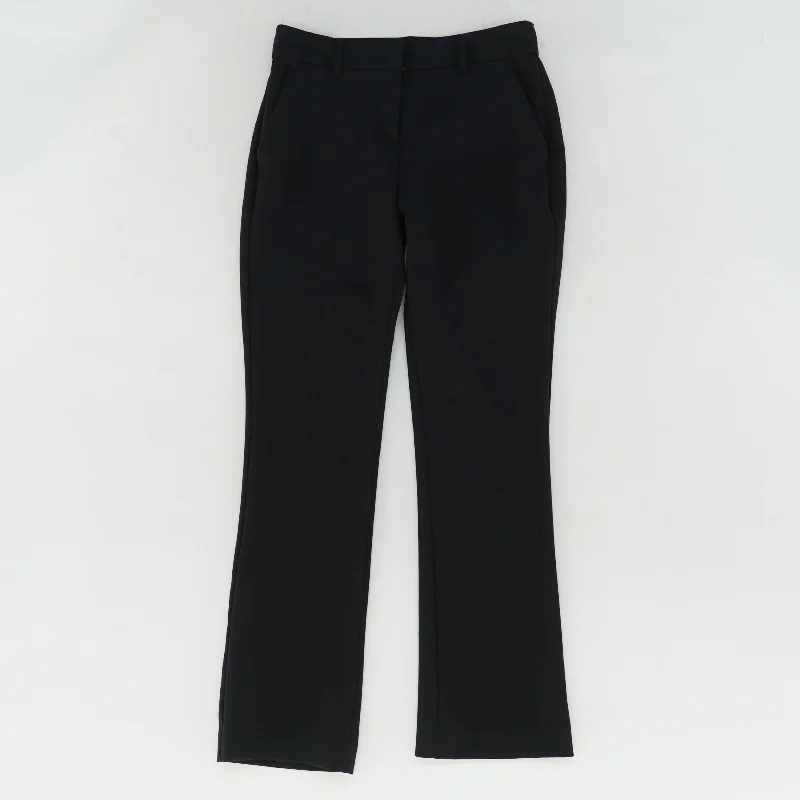 Black Solid Dress Pants