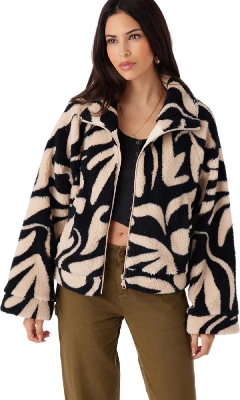 Rori Printed High Pile Jacket - Women's |-|Manteau imprimé à poils longs Rori - Femme