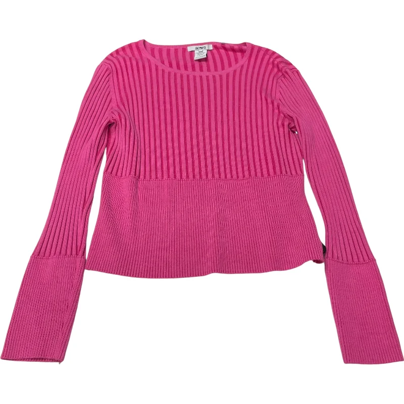 Top Long Sleeve By Acorn In Pink, Size: Xl