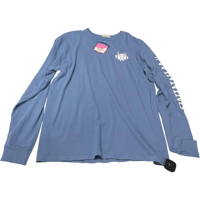 Top Long Sleeve By Jadelynn Brooke In Blue, Size: Xl