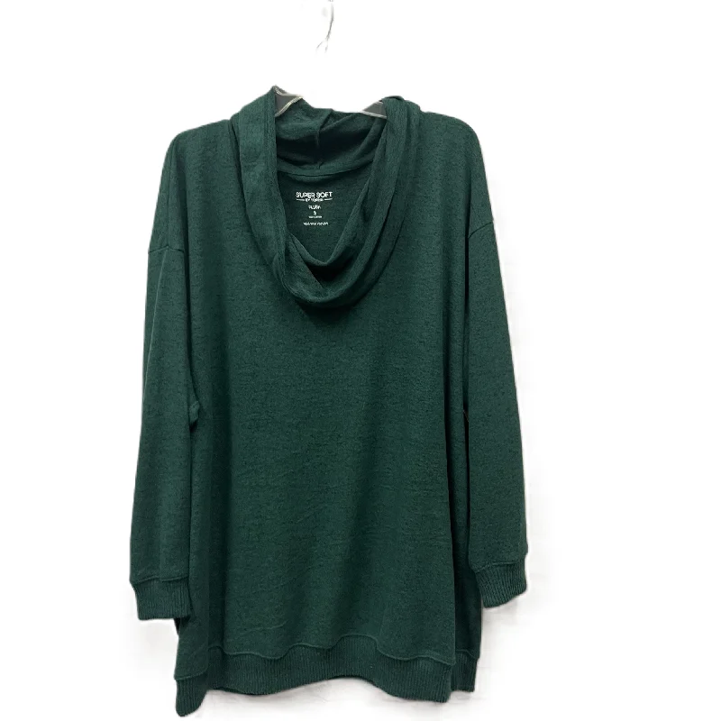 Top Long Sleeve By Torrid In Green, Size: 3x