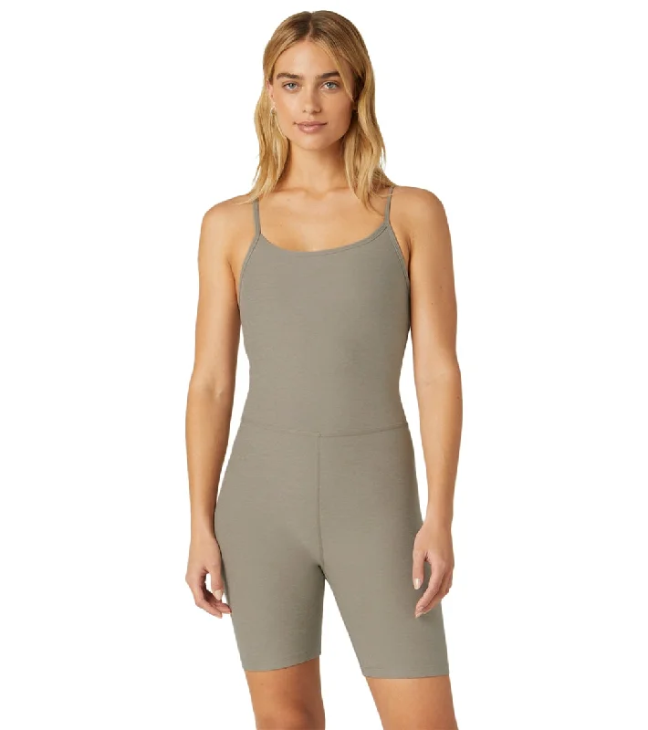 Beyond Yoga Spacedye Get In Gear Biker Jumpsuit Birch Heather